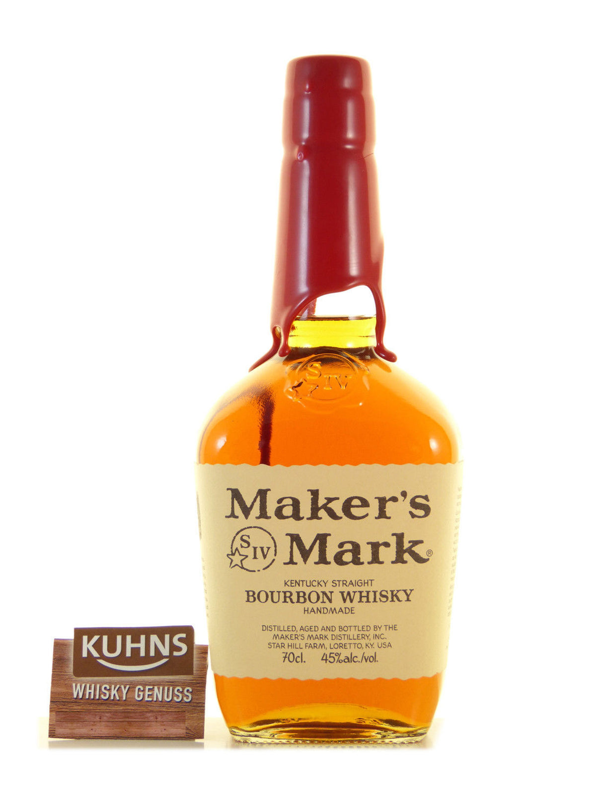 Maker's Mark Kentucky Straight Bourbon 0,7l, alc. 45 Vol.-%