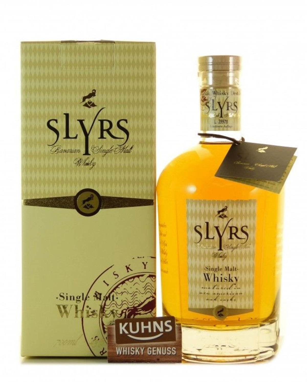 Whisky de pura malta bávaro clásico Slyrs 0,7 l, 43 % vol.