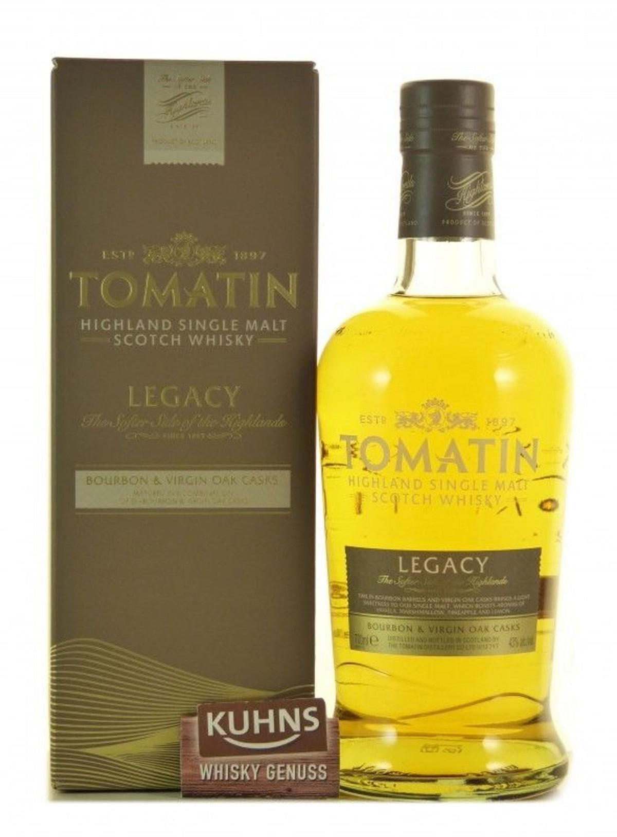 Tomatin Legacy 0,7l, alcohol 43% vol.