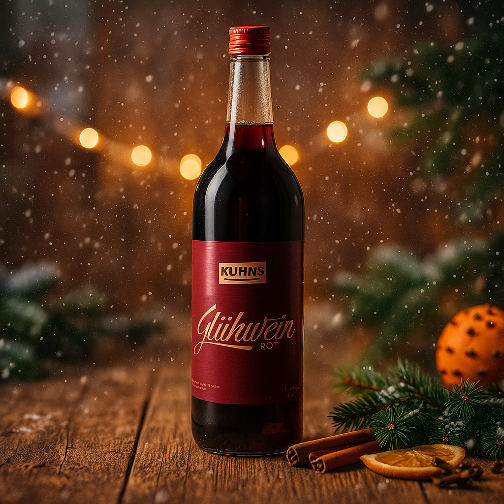 Vino tinto caliente Kuhn's 0,75 l, 10,2 % de alcohol por volumen