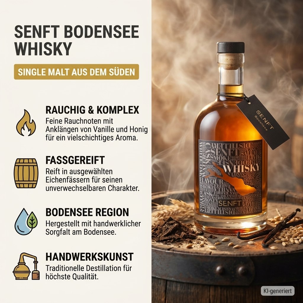 Senft Bodensee Single Malt Whisky 0,7l, alc. 42 Vol.-%