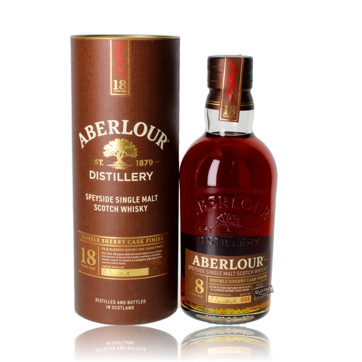 Aberlour 18 years Double Sherry Cask 0.7l, alc. 43 Vol.-%