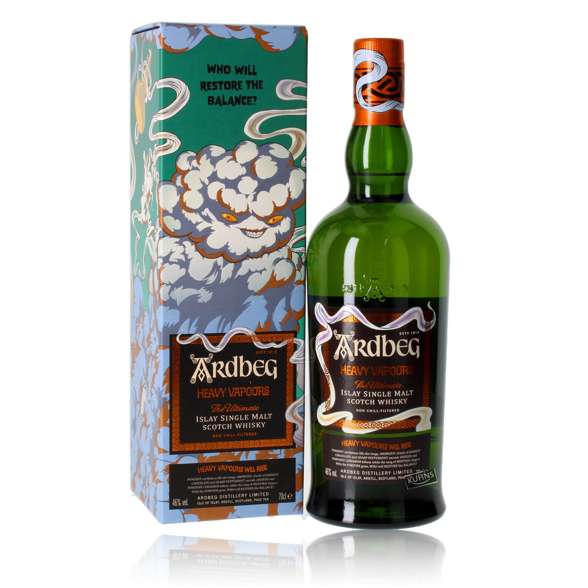 Ardbeg Heavy Vapors 0,7 l, 46 % de alcohol por volumen