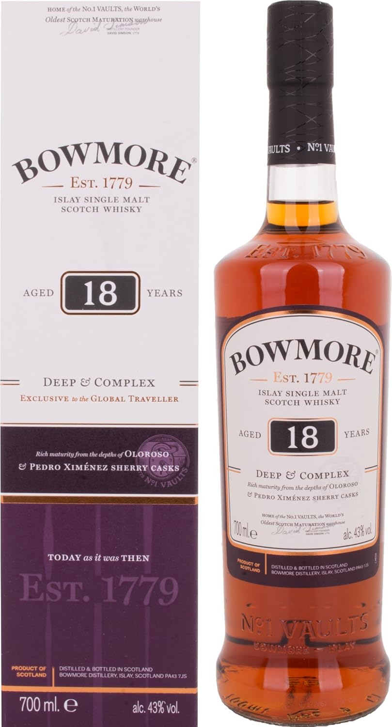 Bowmore 18 Jahre Deep & Complex 0,7l, alc. 43 Vol.-%