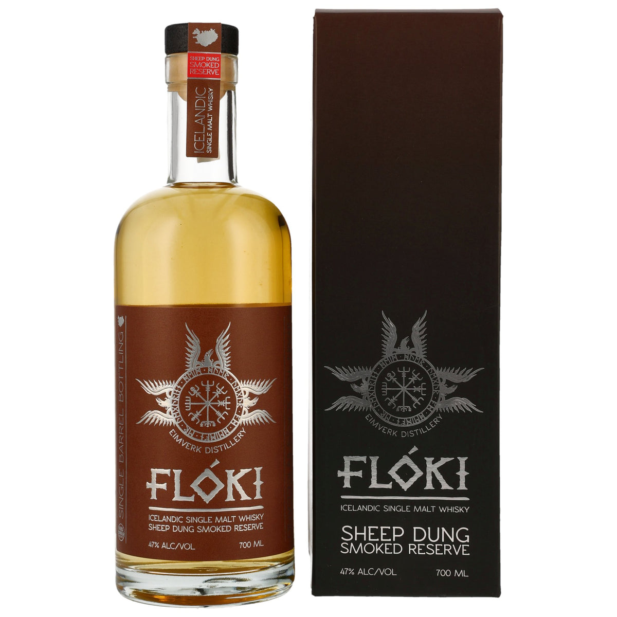 Cerveza de malta pura Floki Sheep Dung Smoked Reserve de 0,7 l, 47 % vol.