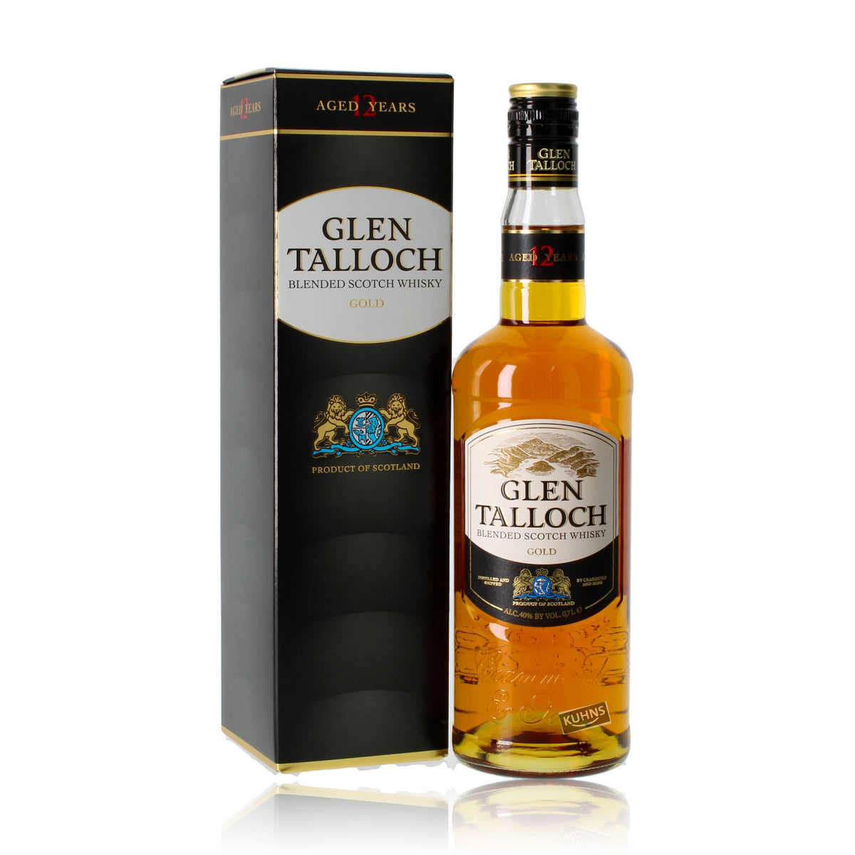 Whisky mezclado Glen Talloch Gold de 12 años, 0,7 l, 40 % vol.