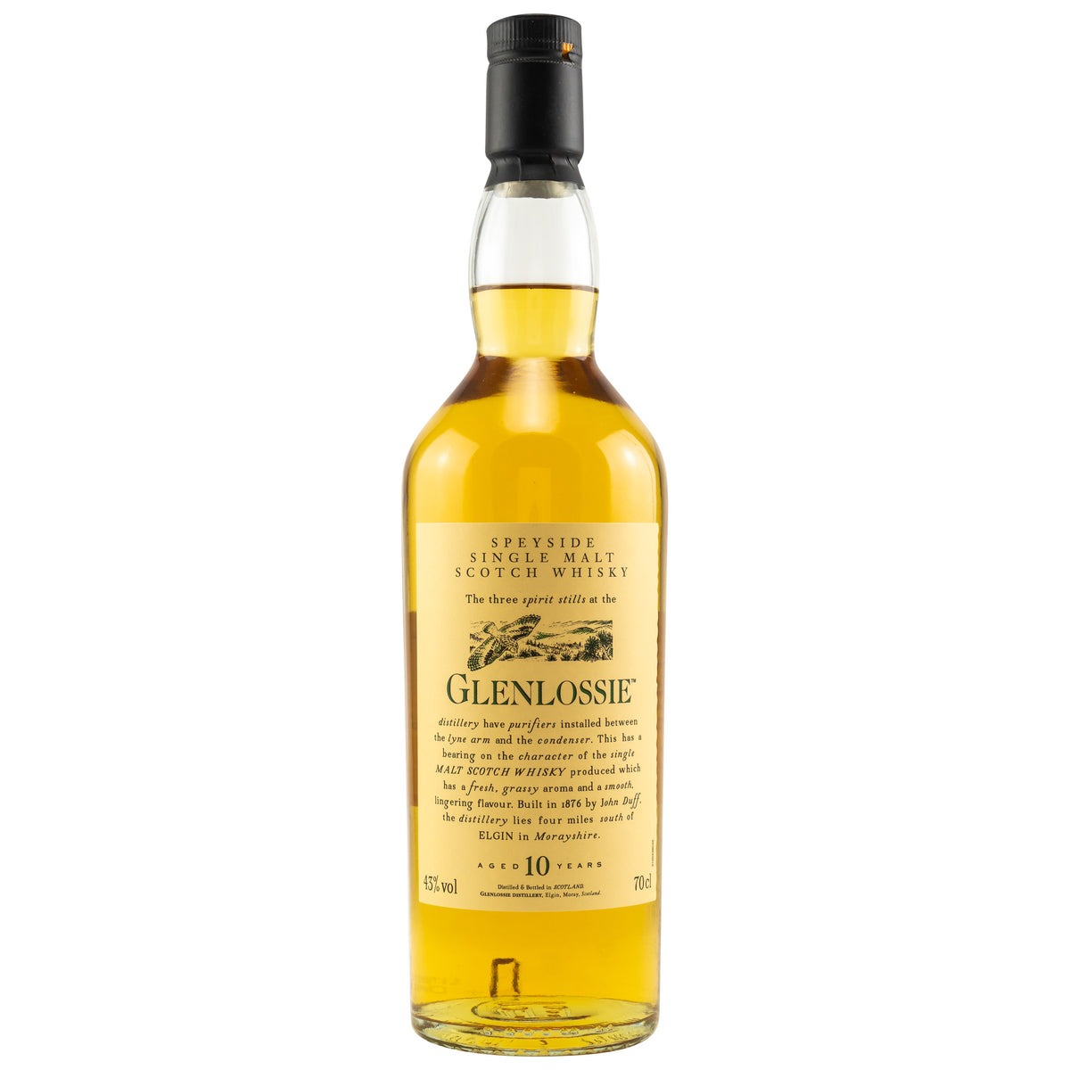Glenlossie 10 años Flora & Fauna 0,7 l, 43 % de alcohol por volumen