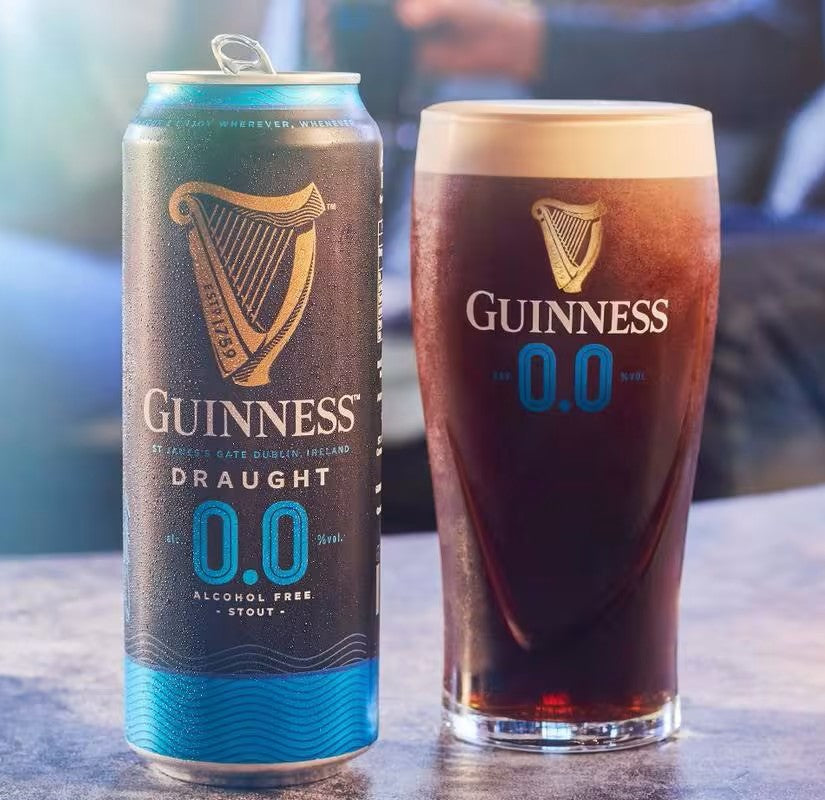 Guinness Draught Stout sin alcohol 24 x 0,44 l, 0,0 % de alcohol por volumen