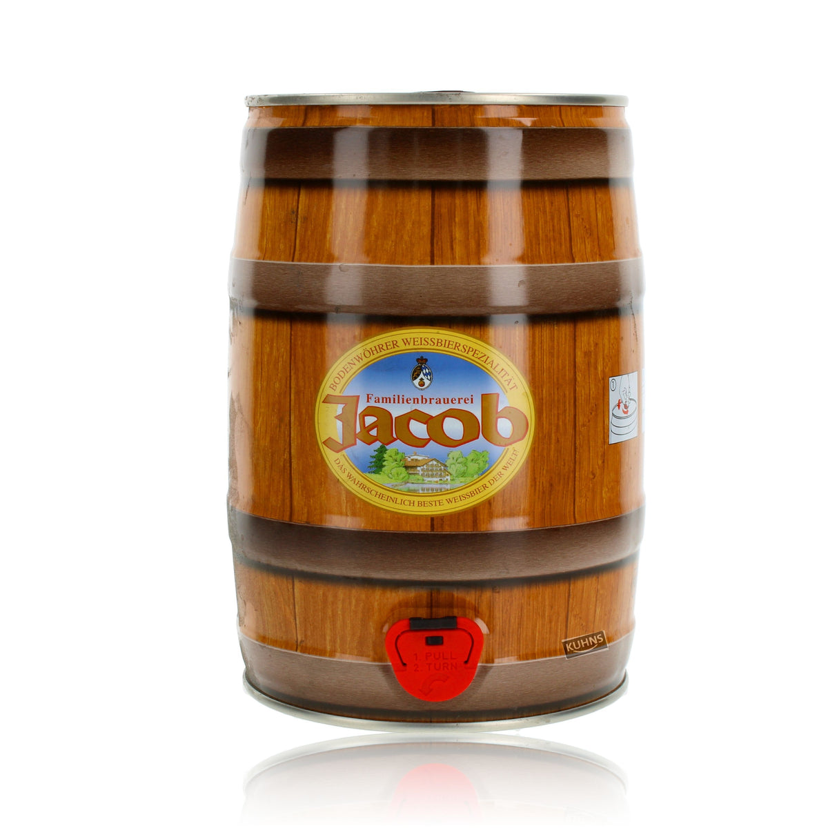 Jacob Hefeweizen Party Keg 5.0l, 5.3% ABV