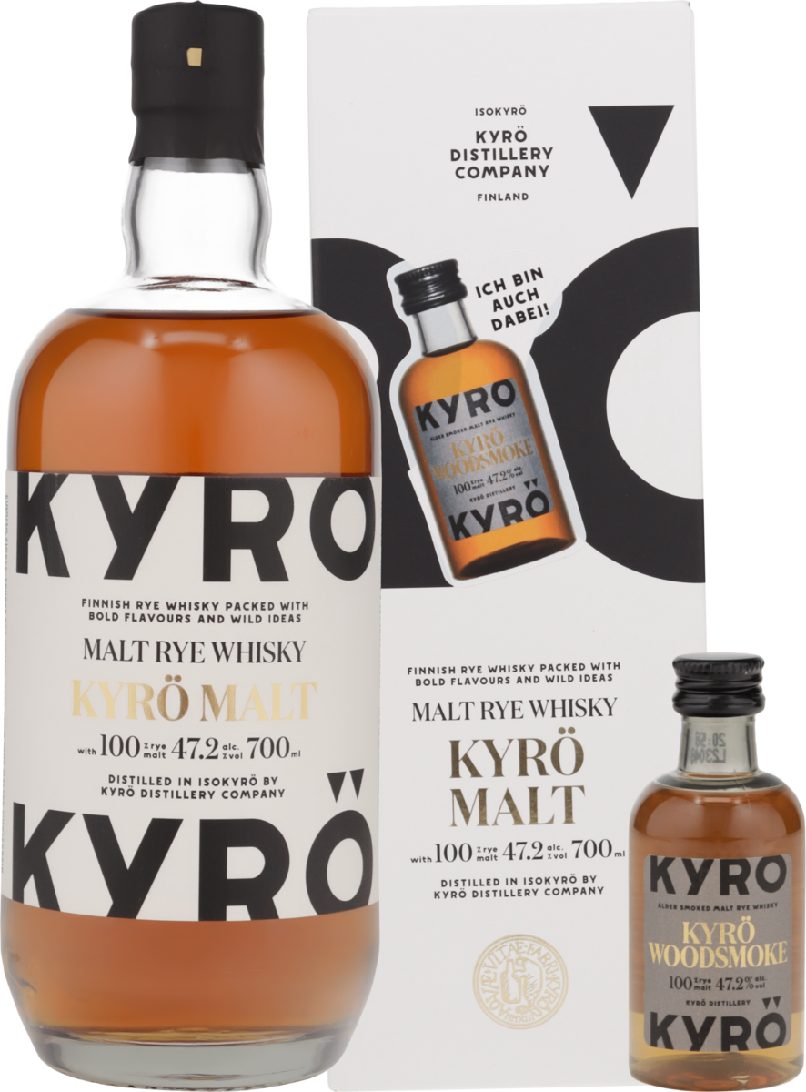 Kyrö Malt Rye Whiskey 0.7l, alc. 47.2% vol.