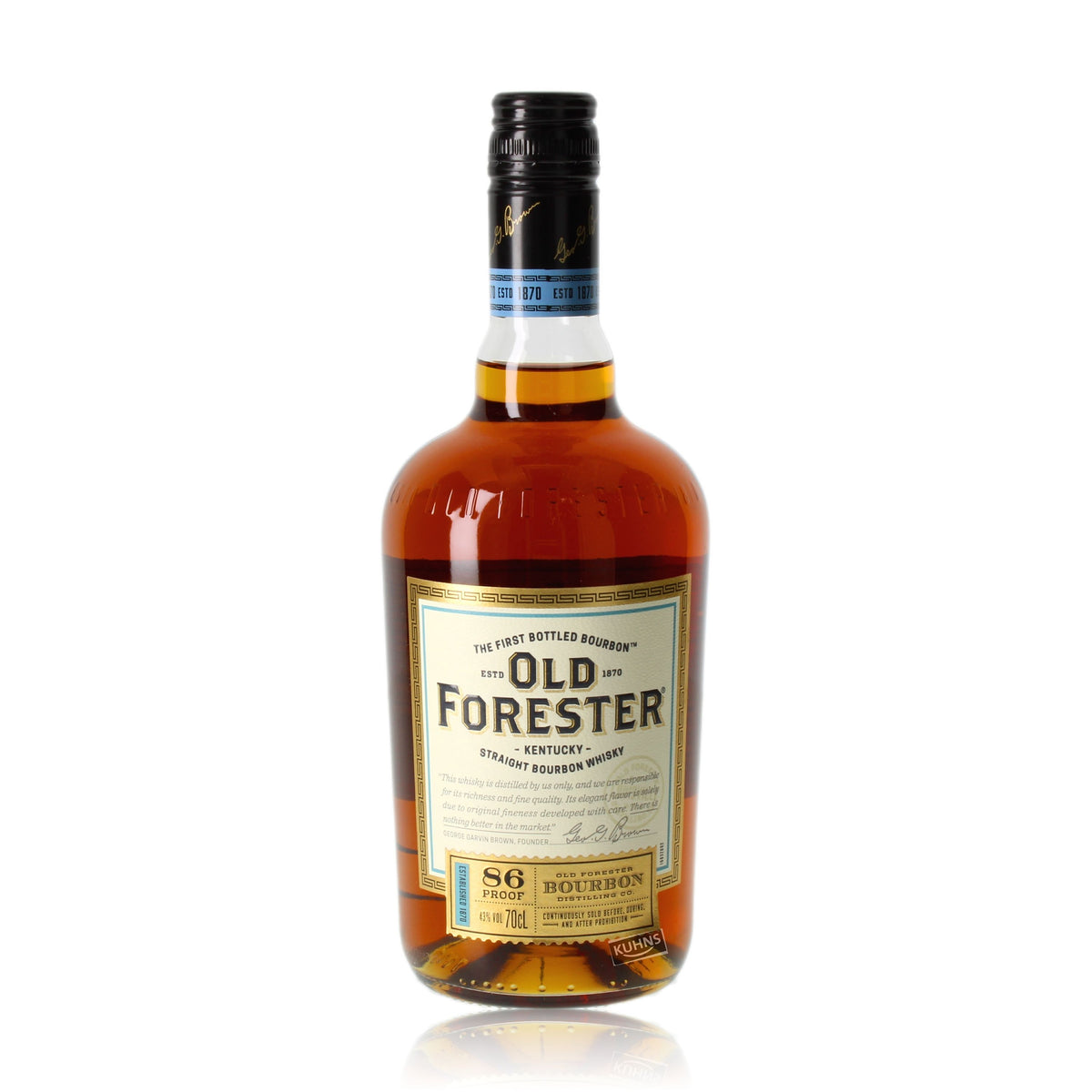Whisky Bourbon Old Forester 86 Proof 0,7 l, 43 % vol.