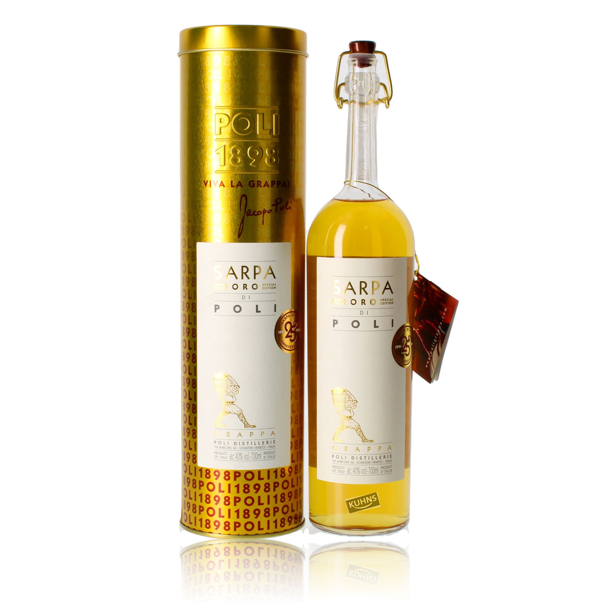 Poli Grappa Sarpa Barrique Oro di Poli 0.7l, alc. 40% by volume
