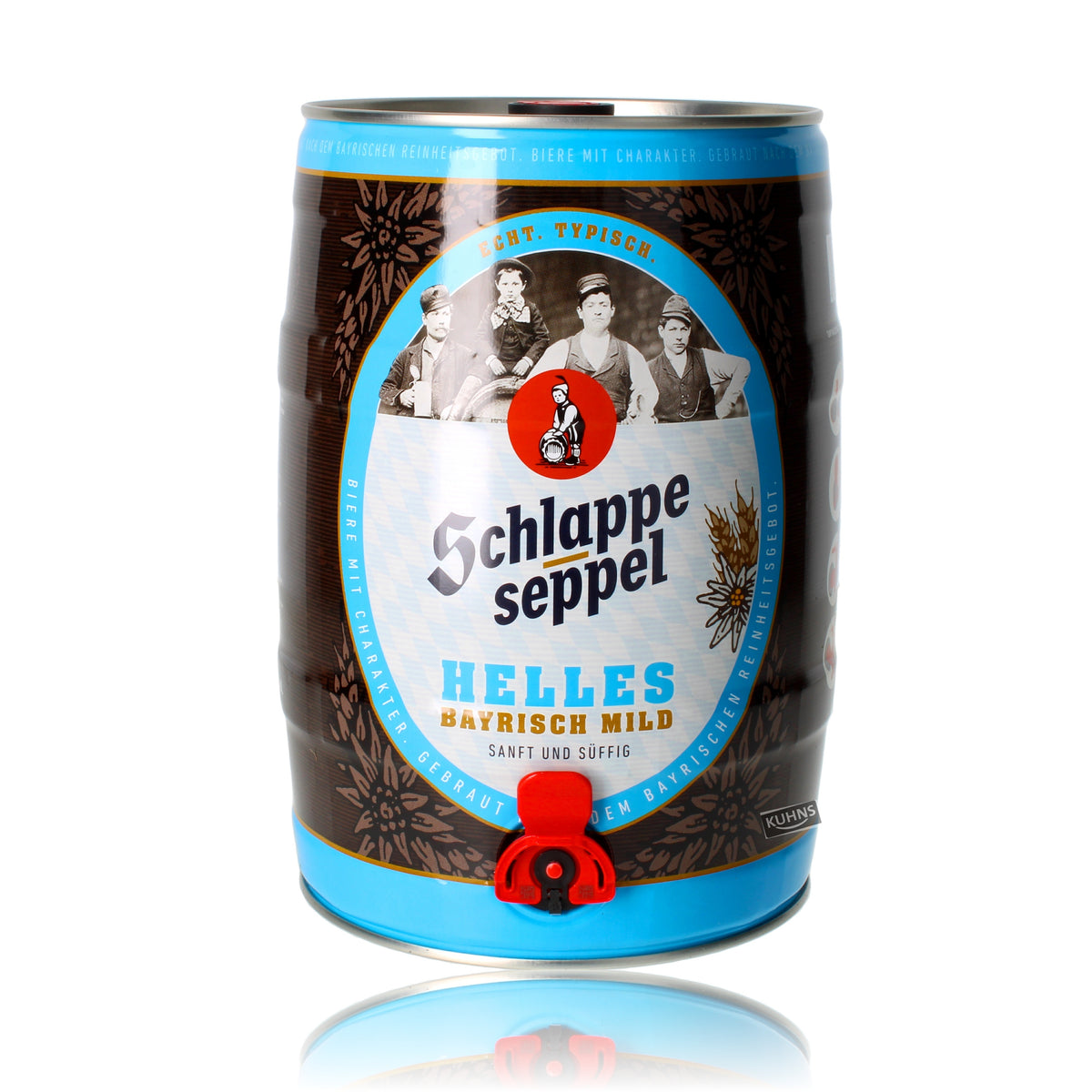 Schlappeseppel Helles Partyfass 5,0l, alc. 4,8 Vol.-%