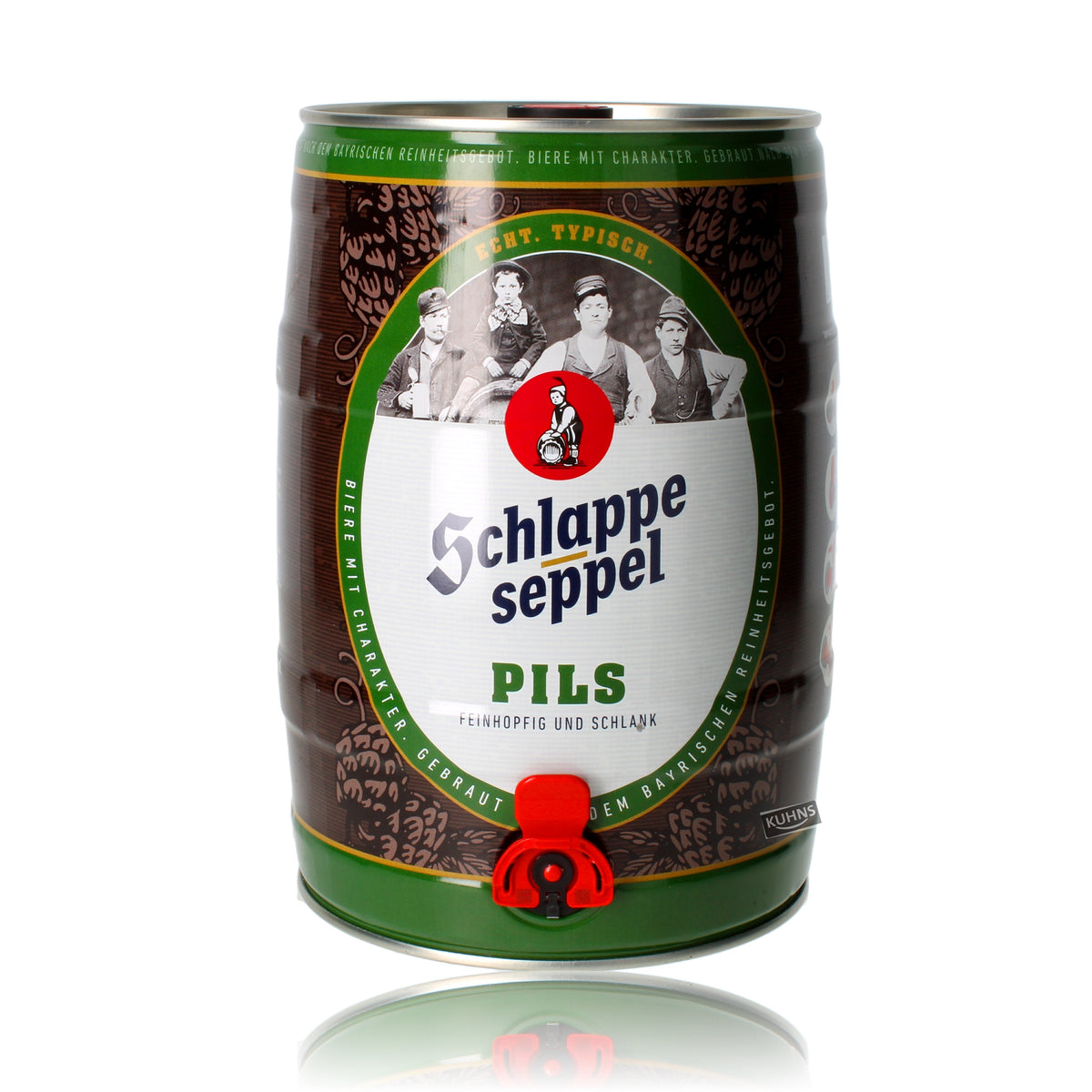 Schlappeseppel Pils Partyfass 5,0l, alc. 5,1 Vol.-%