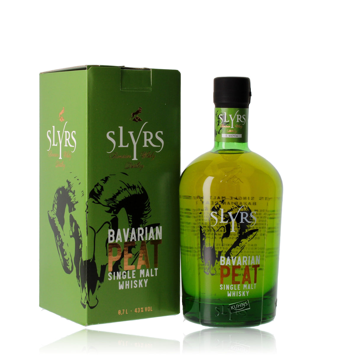 Whisky de pura malta Slyrs Bavarian Peat 0,7 l, 43 % vol.