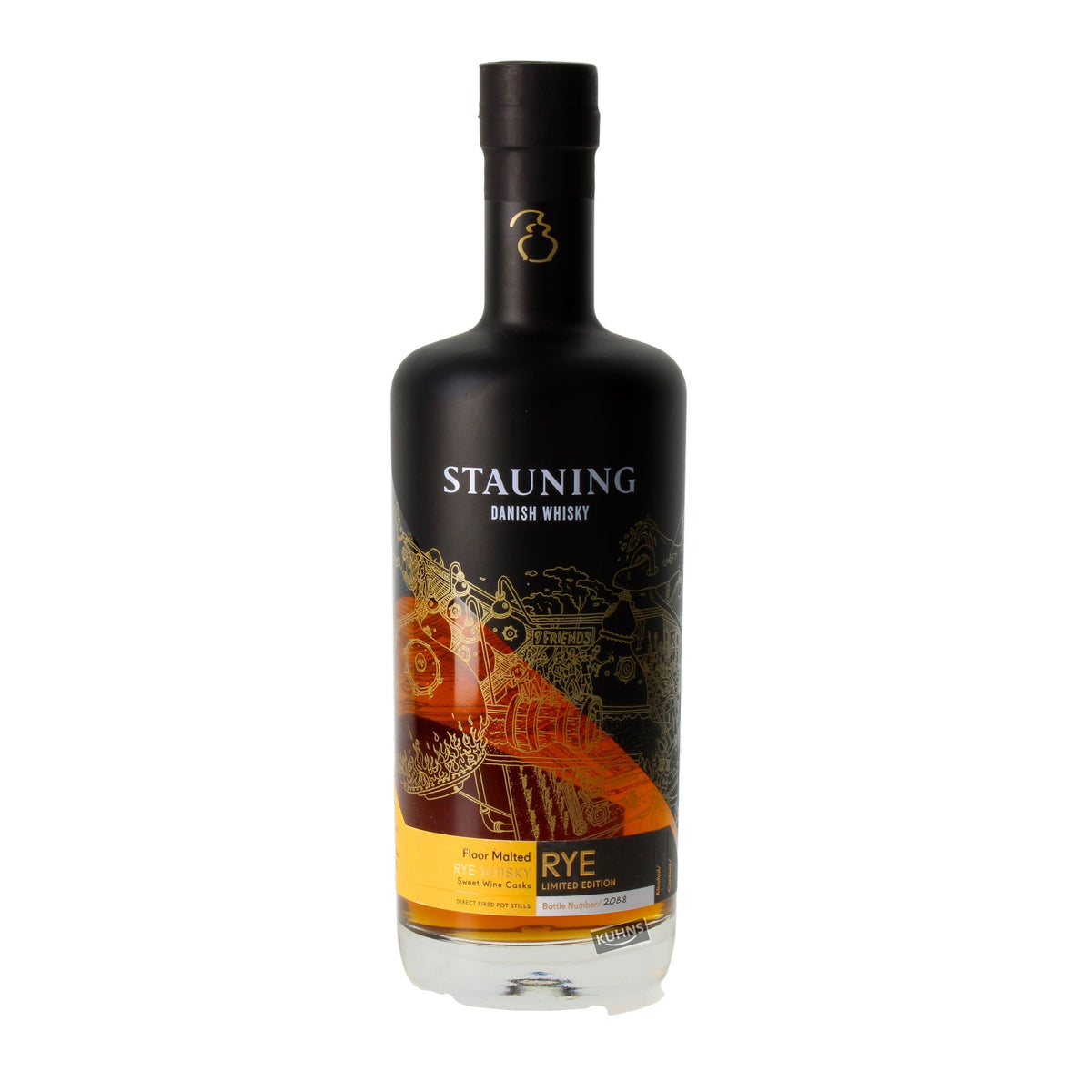 Barricas de vino dulce de centeno Stauning 2018/2022, 0,7 l, 46 % de alcohol por volumen