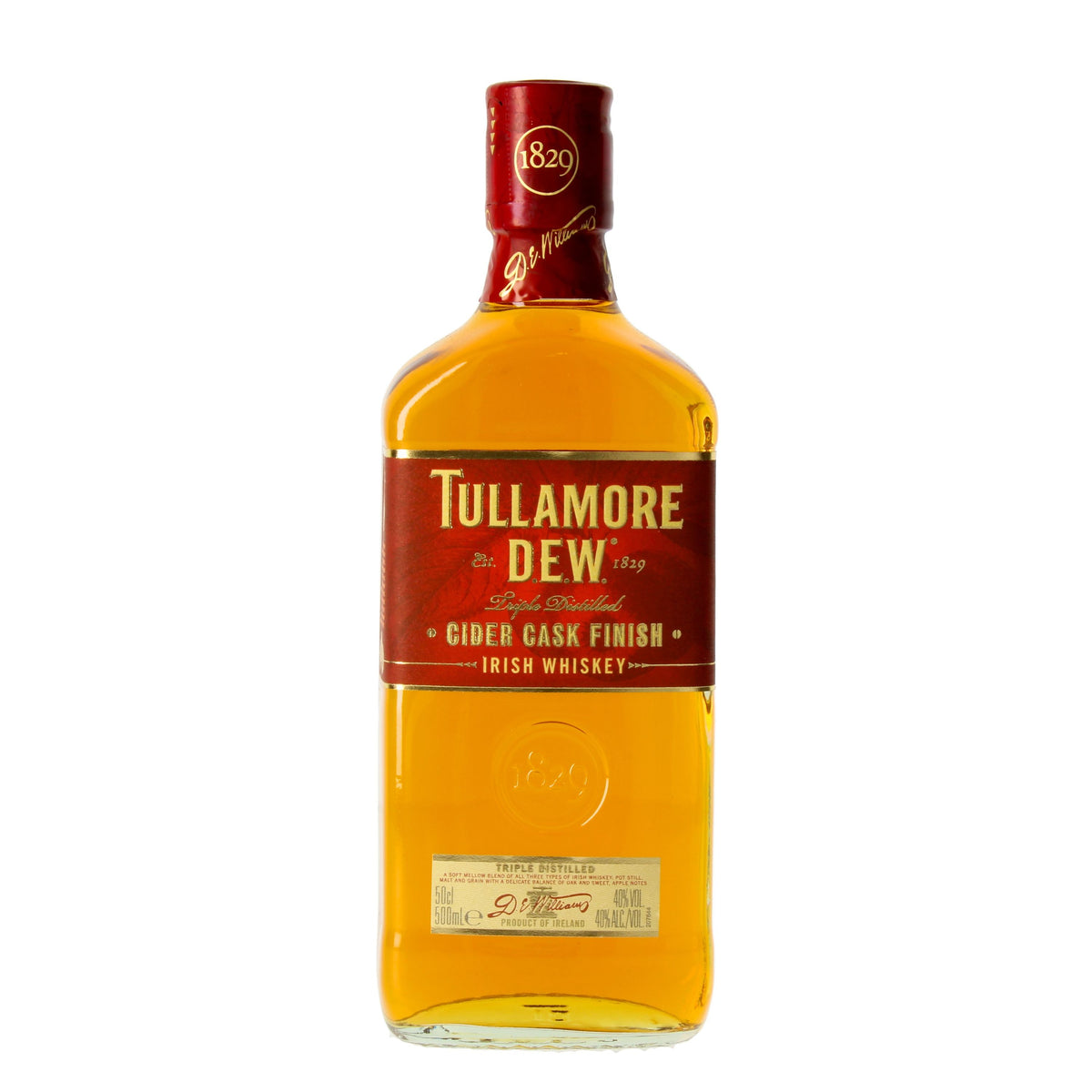 Sidra Tullamore Dew Cask Finish 0,5 l, 40 % de alcohol por volumen