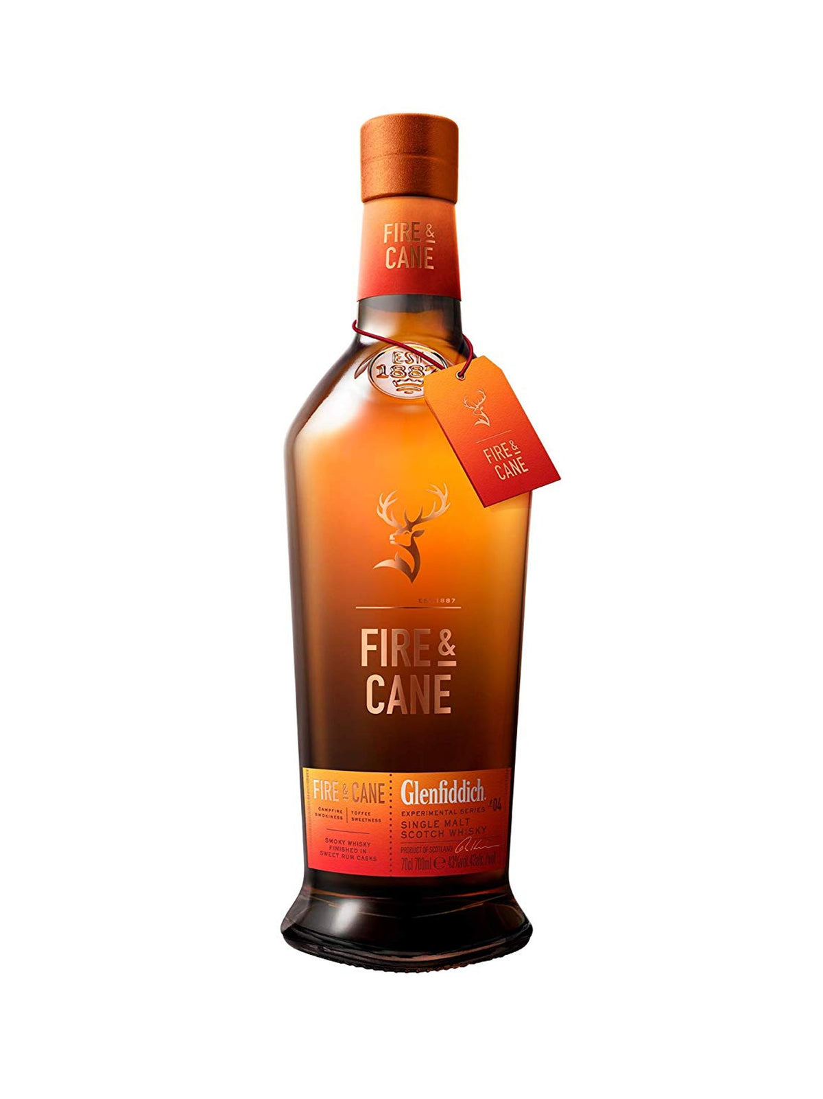 Glenfiddich Fire & Cane 0,7 l, alcohol 43 % vol.
