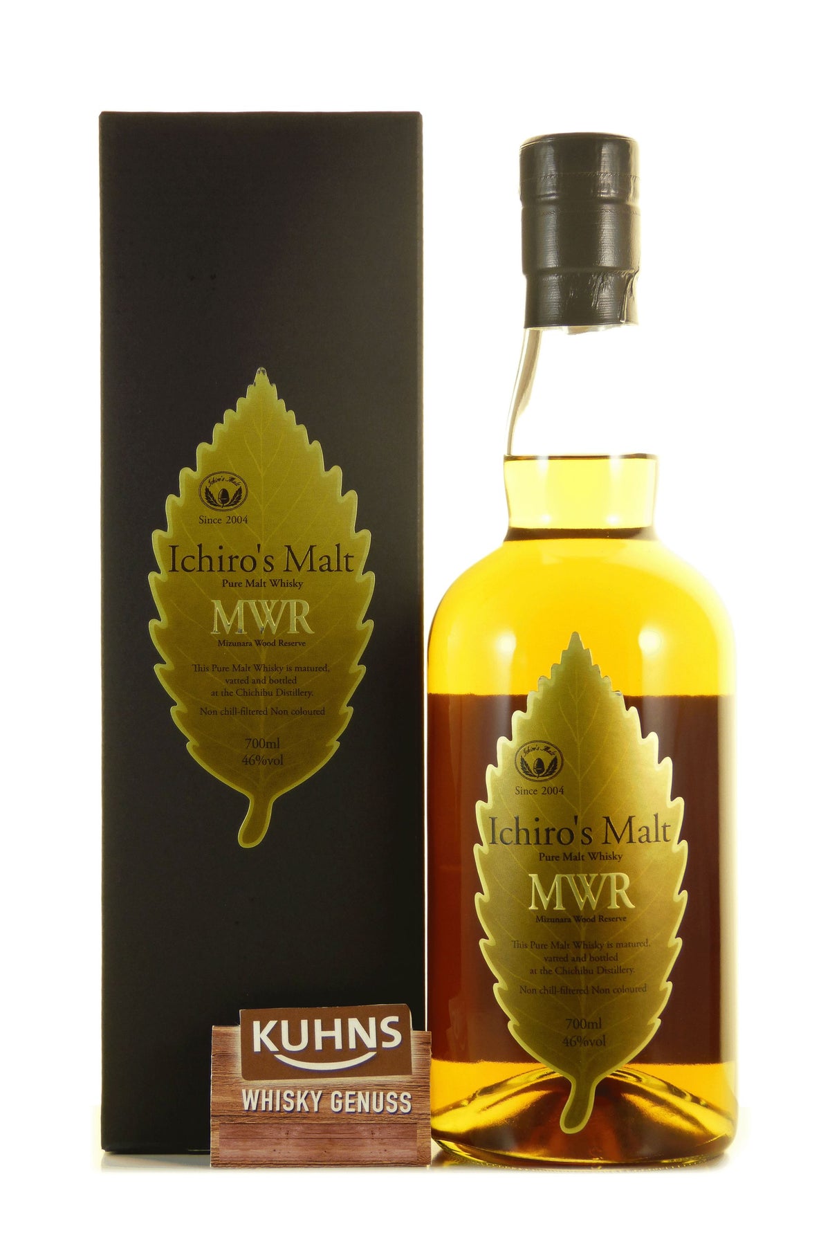Reserva de madera Mizunara de malta de Ichiro, 0,7 l, 46 % de alcohol por volumen