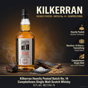 Kilkerran Heavily Peated Batch No. 14 - Amazon-Feature-Bild