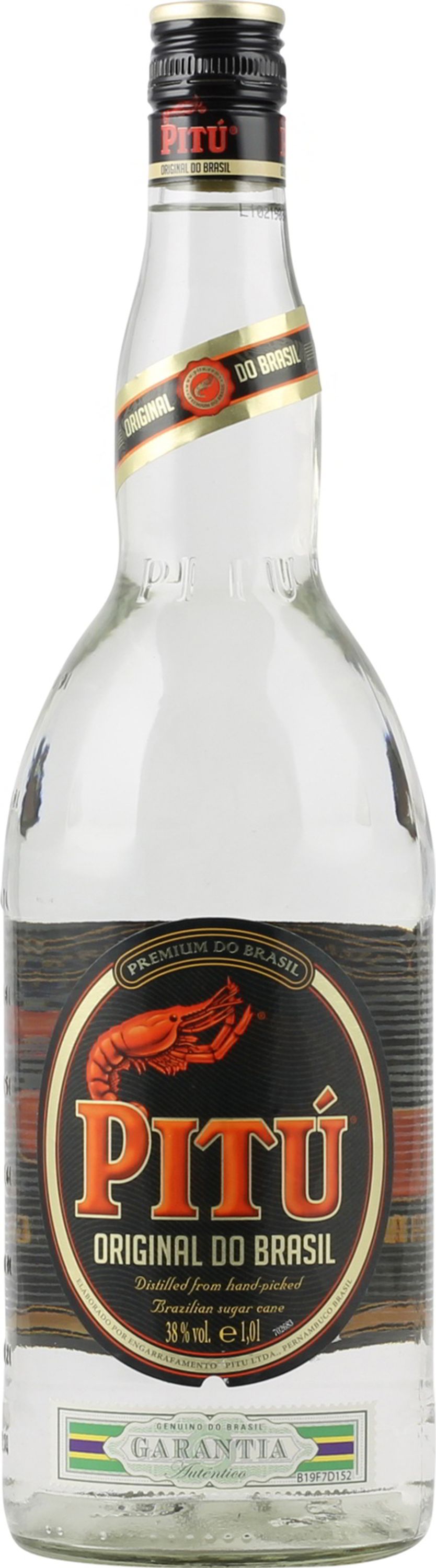 Pitú Premium do Brasil 0,7l, alc. 38% vol., Cachaça Brasil