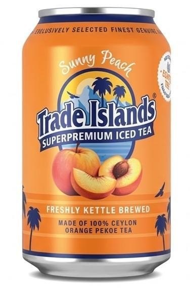 Trade Islands Iced Tea Sunny Peach 24x0,33l Dose Steige