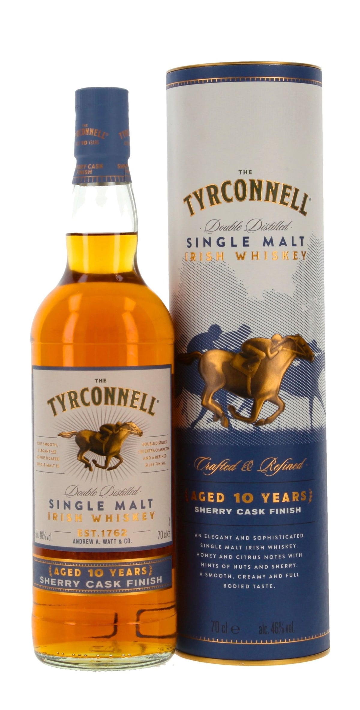 Tyrconnell 10 Year Old Sherry Single Malt 0.7l, alc. 46% Vol.