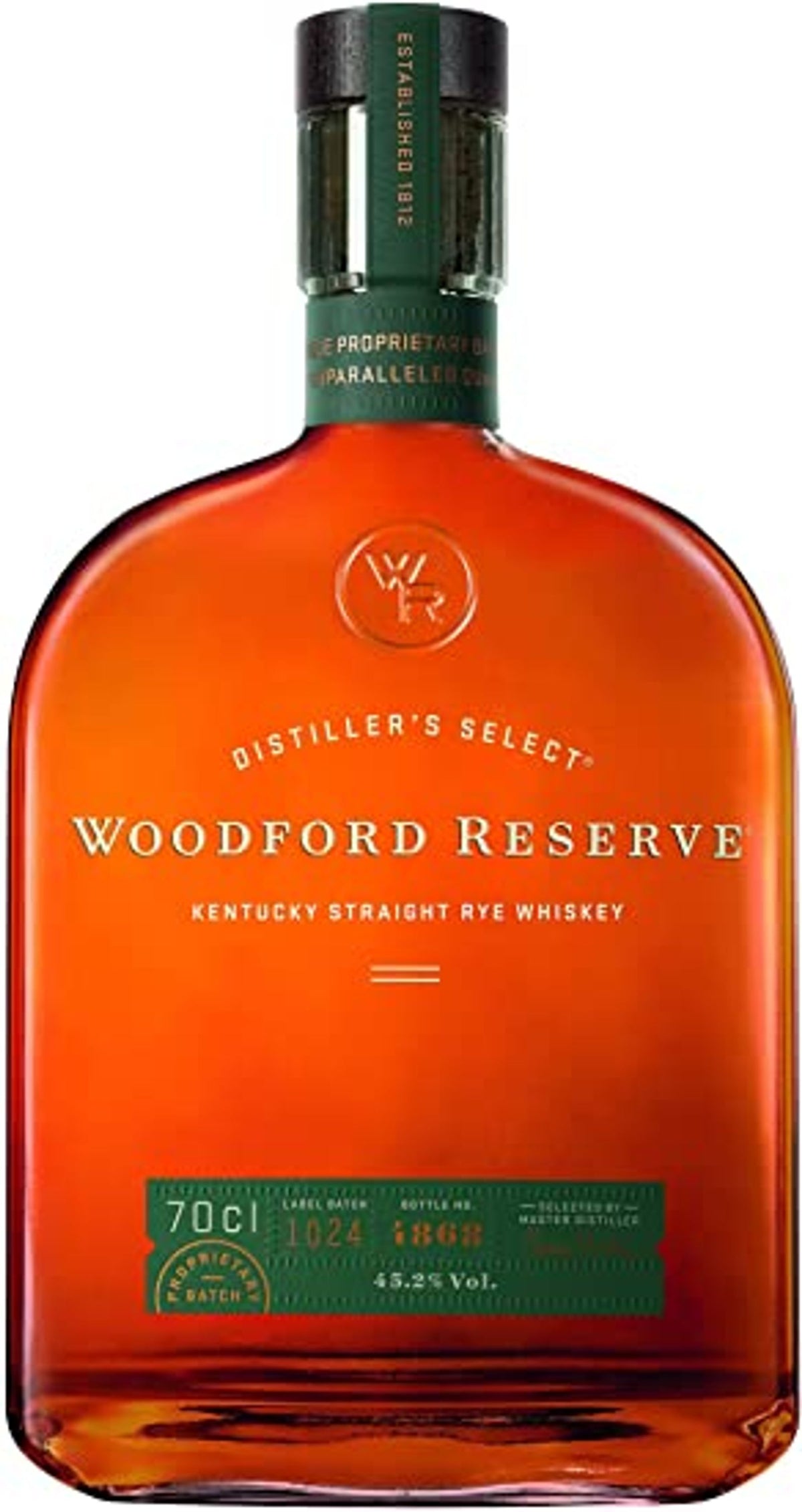 Woodford Reserve Kentucky Straight Rye 0,7l alc. 45,2 Vol.-%