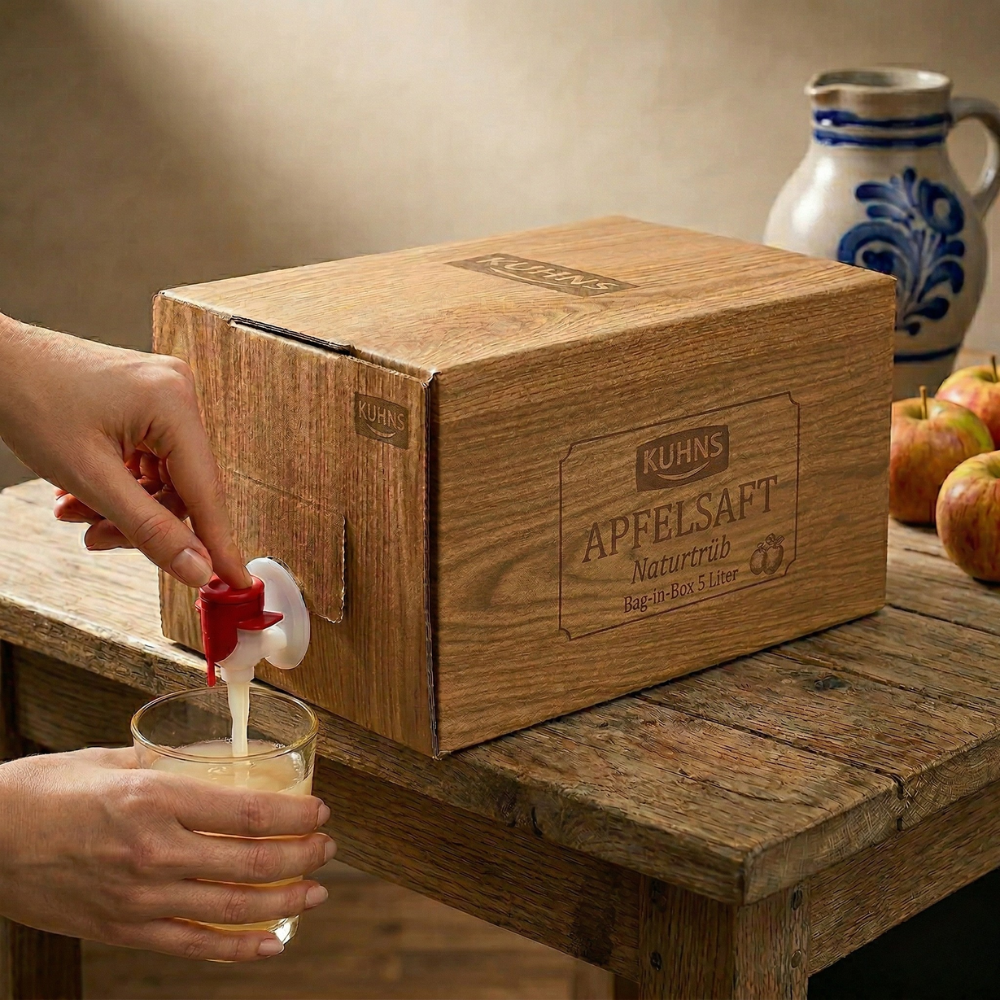 Kuhns Apfelsaft Naturtrüb Bag in Box 5,0l Abo-Modell