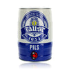 Barril de cerveza Faust Pils para fiestas, 5,0 l, 4,9 % de alcohol por volumen