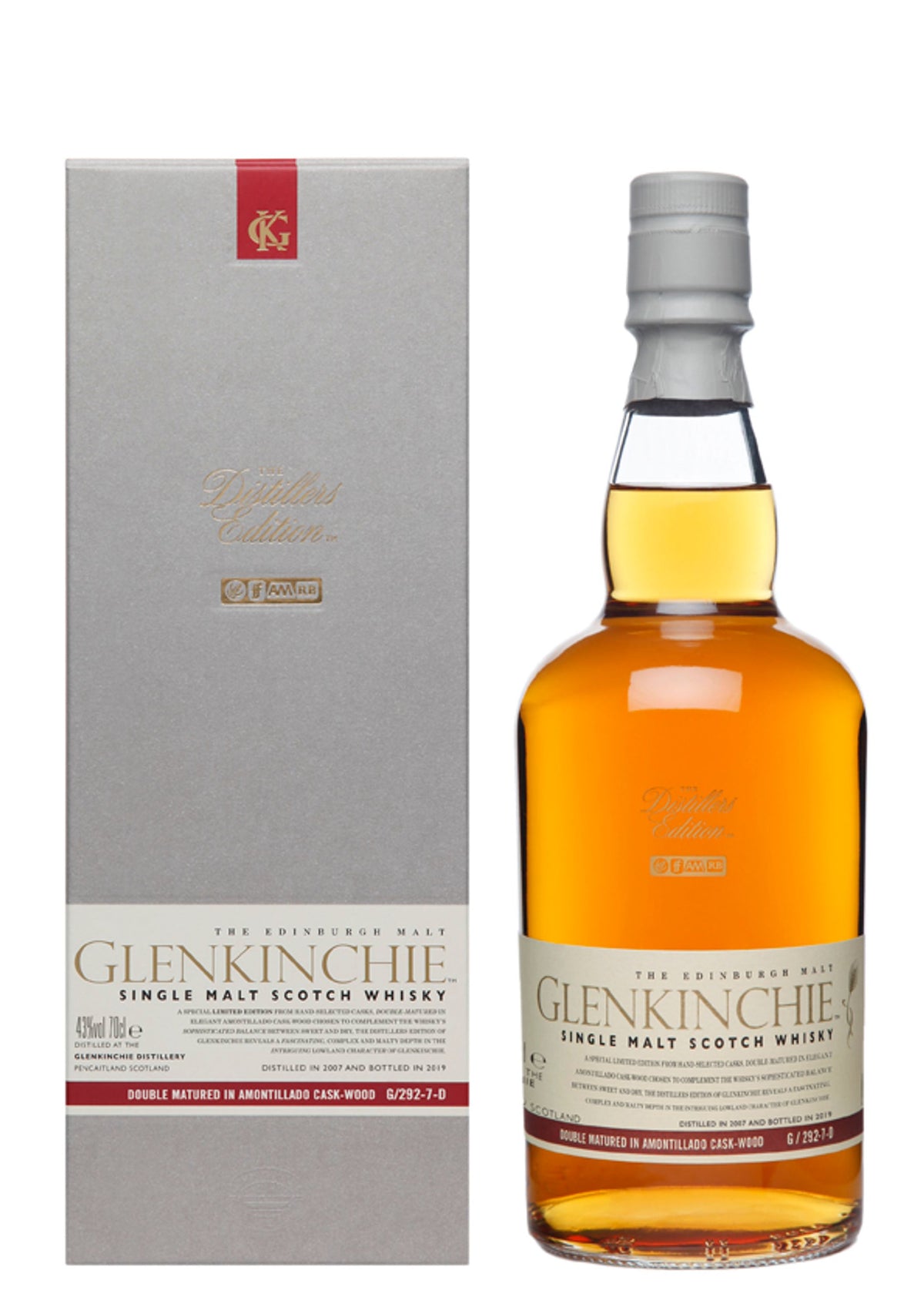 Glenkinchie Distillers Edition 2007-2019 0,7 l, alcohol 43 % vol. 